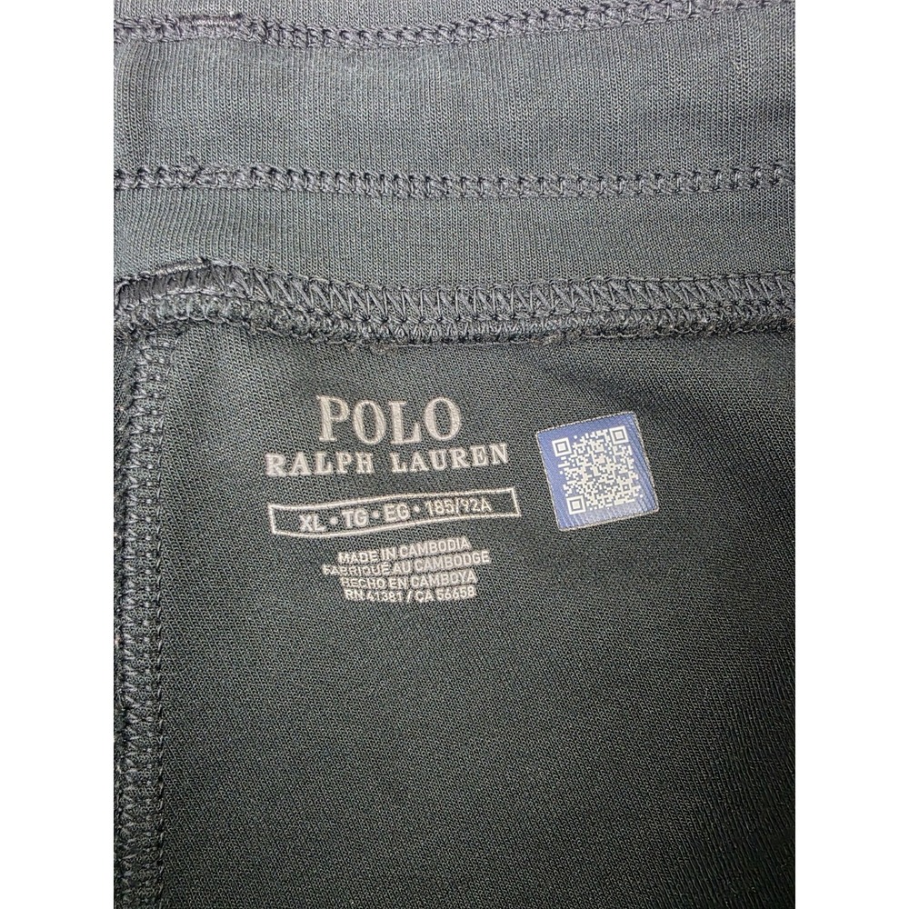 Polo Ralph Lauren Mens Double-Knit Tech Joggers Pants XL‎ Black *READ* - Picture 7 of 10